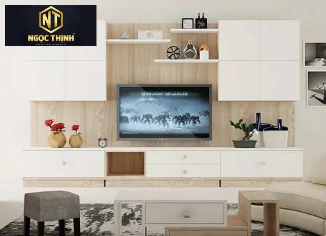 TỦ TRANG TRÍ CÓ KỆ TV GIÁ TỐT BIÊN HÒA